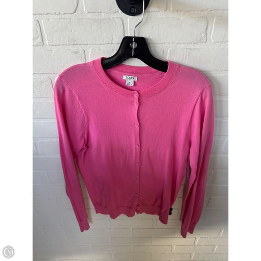 Sweater Cardigan By J. Crew In Pink, Size: M