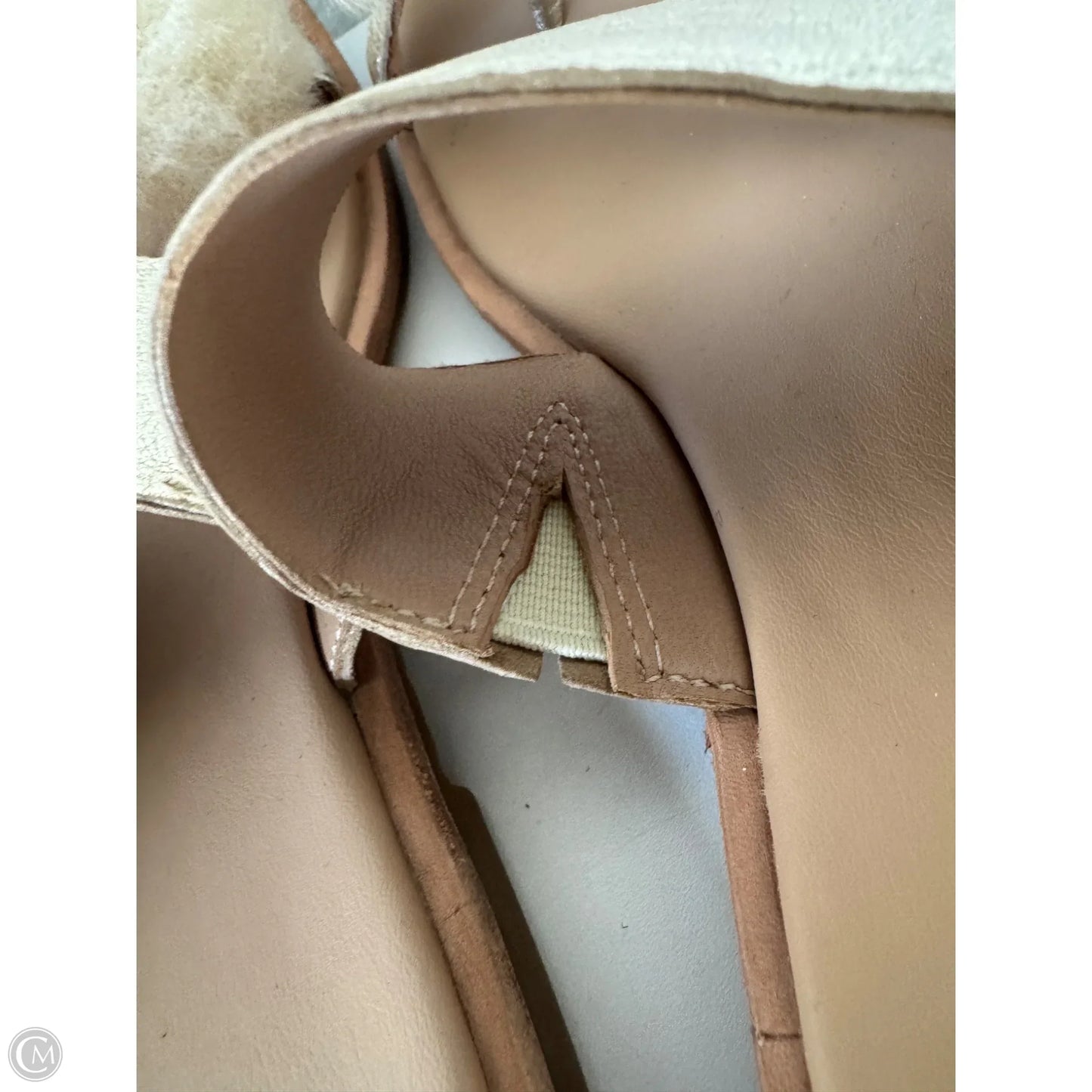 Sandals Designer By Ugg In Gold, Size: 6