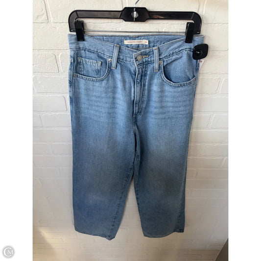 Jeans Straight By Levis In Blue Denim, Size: 6
