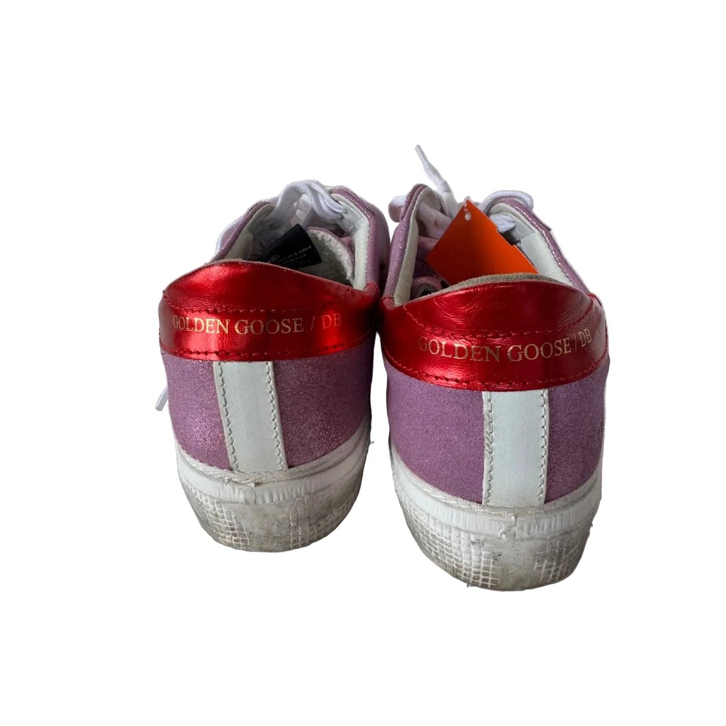 Shoes Luxury Designer By Golden Goose In Pink, Size: 7.5