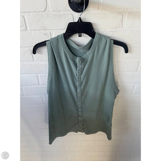 Tank Top By Abercrombie And Fitch In Green, Size: Xl