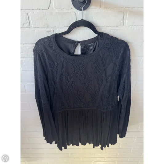 Top Long Sleeve By Torrid In Black, Size: 2x
