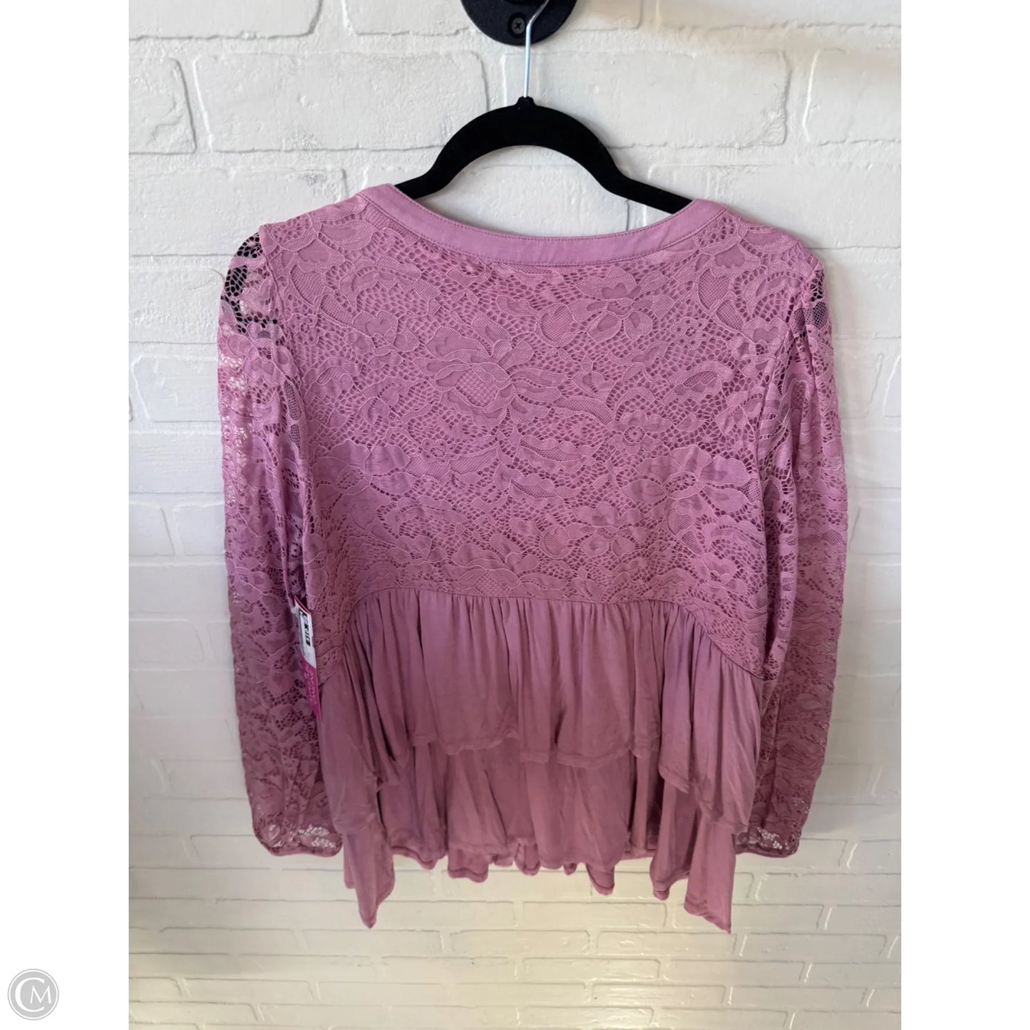 Top Long Sleeve By Torrid In Pink, Size: 2x