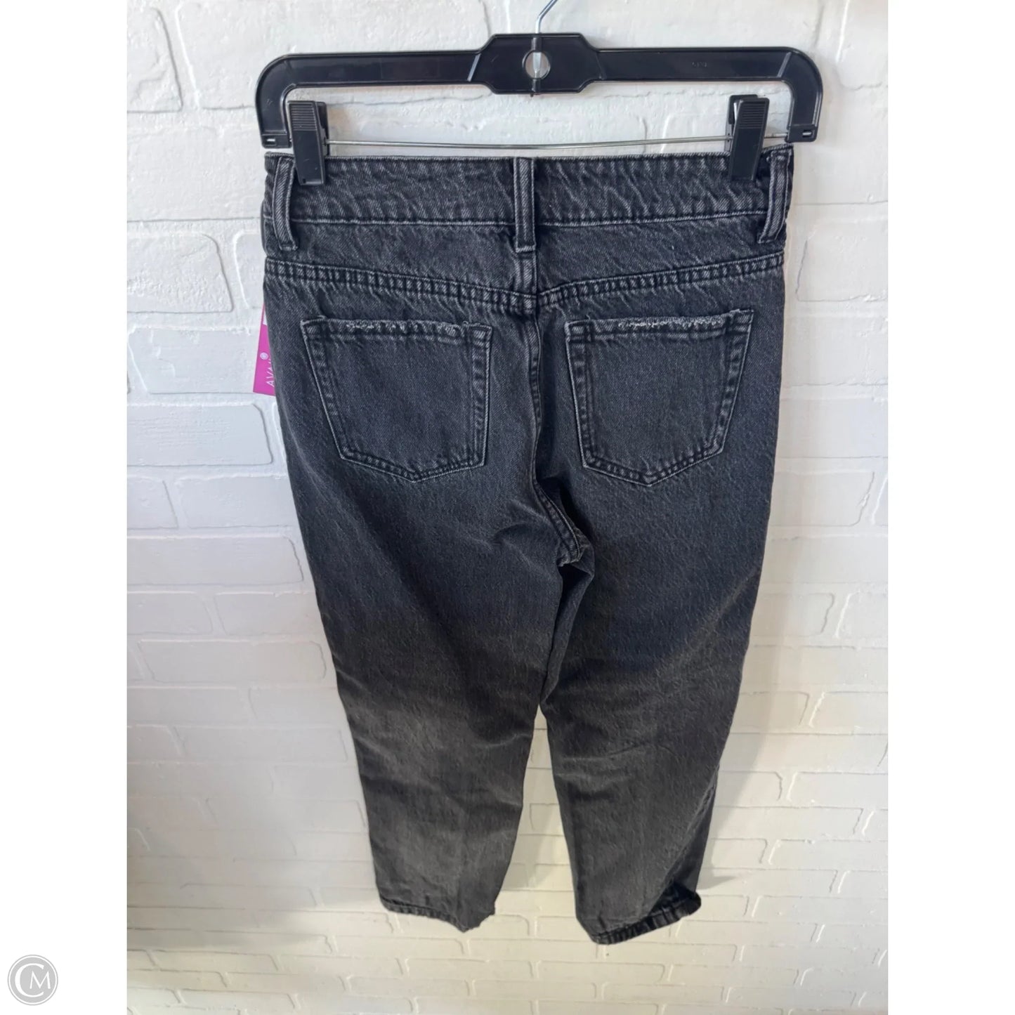 Jeans Straight By Superdown In Black Denim, Size: 0