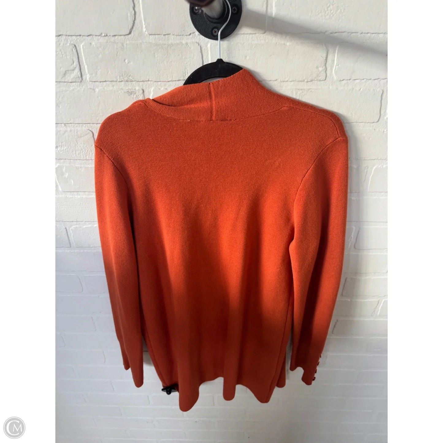 Sweater Cardigan By Cyrus In Orange, Size: L