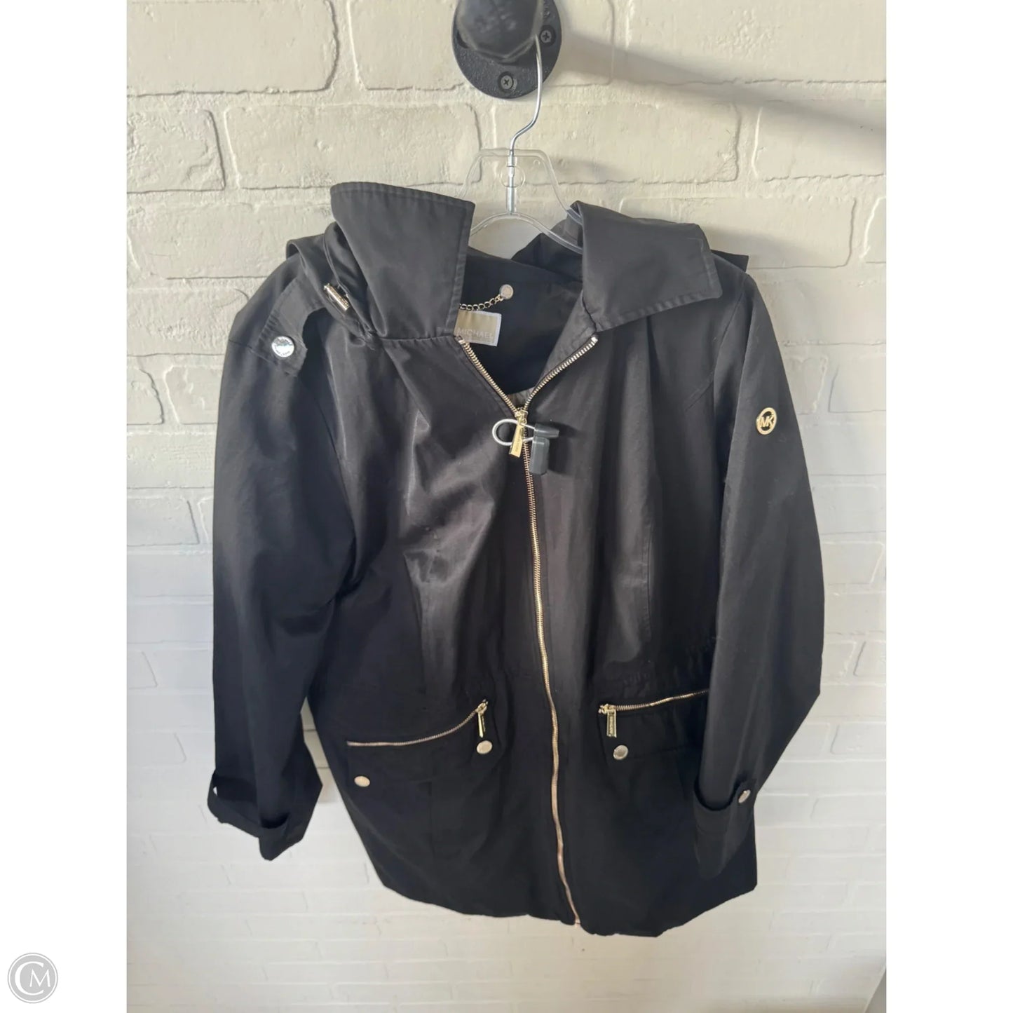 Coat Designer By Michael Kors In Black, Size: 1x