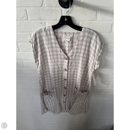 Dress Casual Short By Lou And Grey In Tan & White, Size: Xs