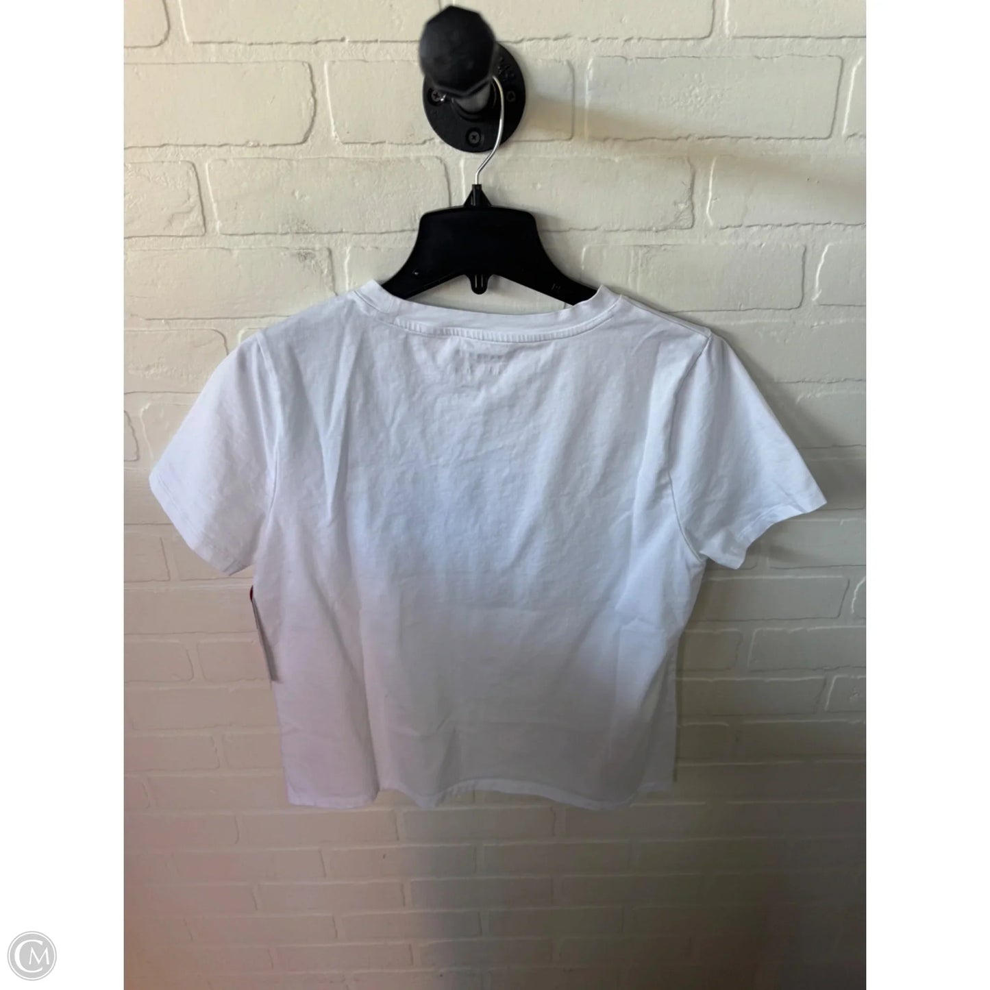 Top Short Sleeve Basic By Talbots In White, Size: Xl