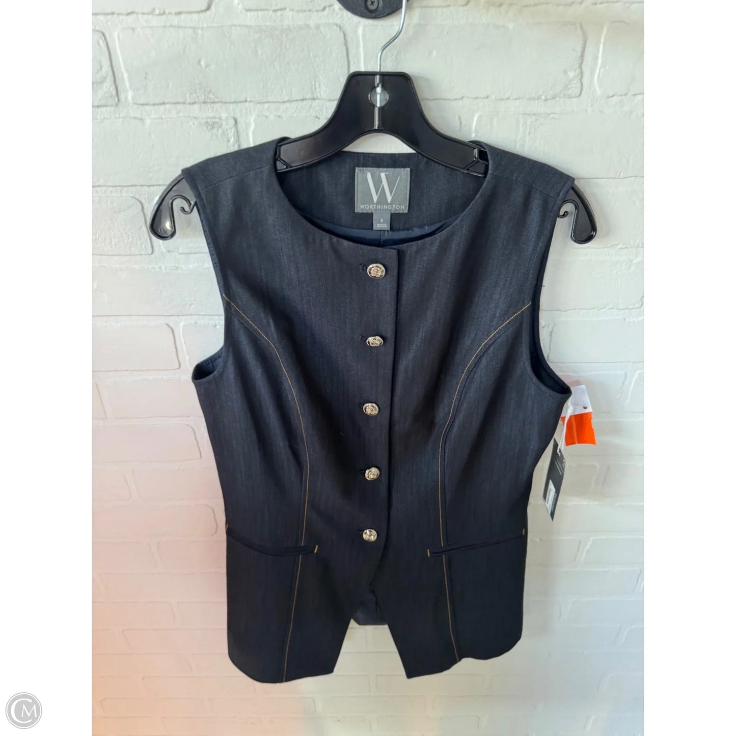 Vest Other By Worthington In Grey, Size: M