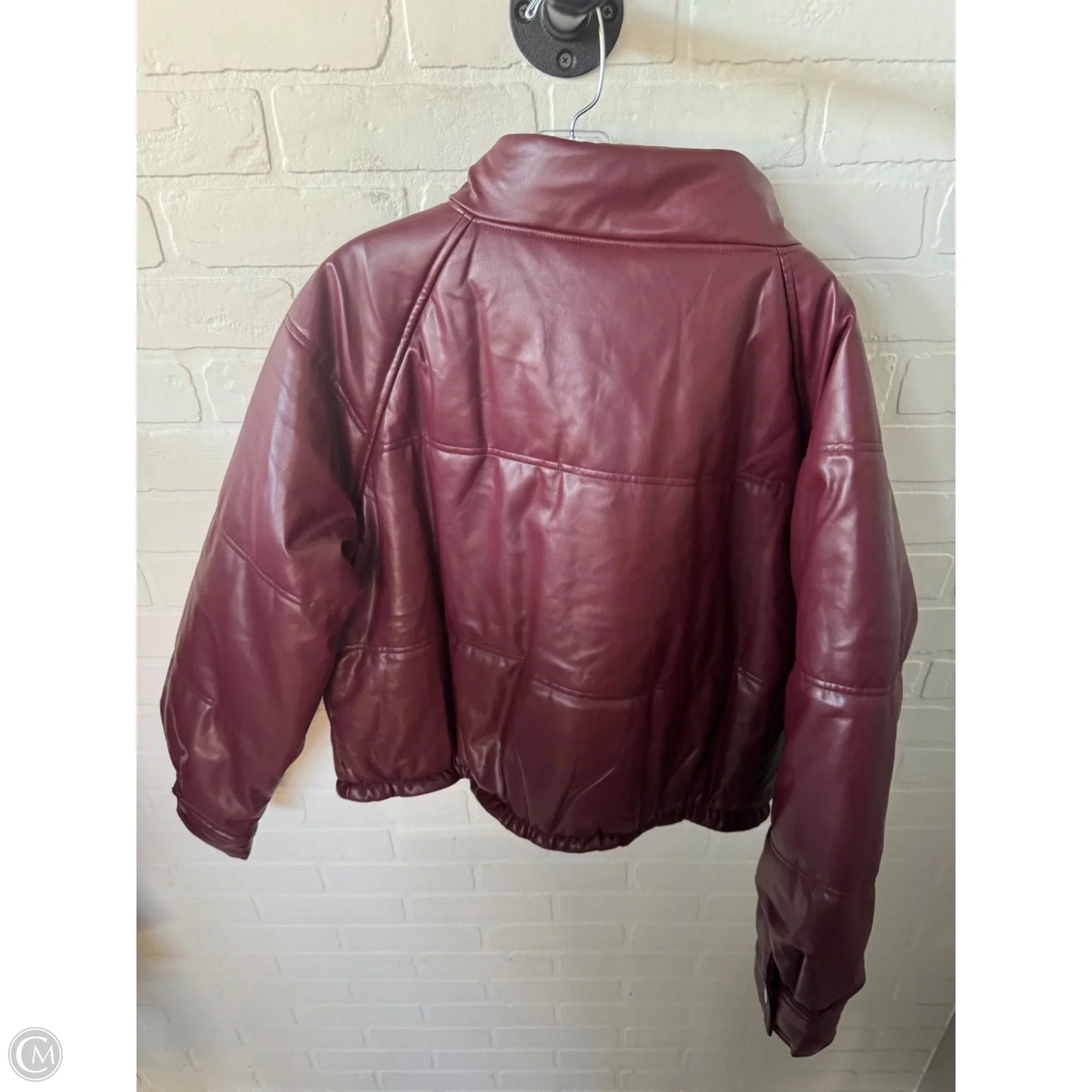 Coat Puffer & Quilted By Vici In Red, Size: L