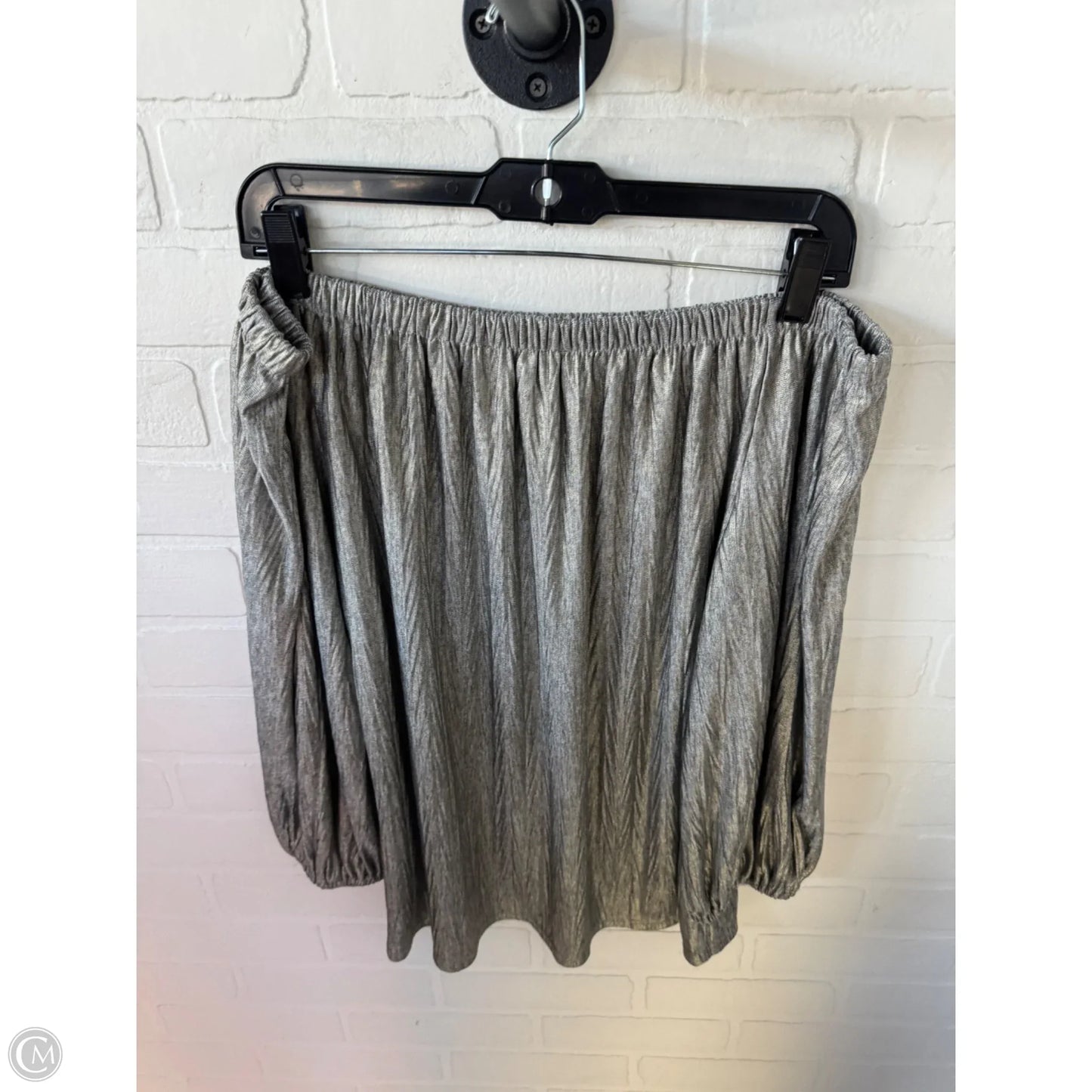 Top 3/4 Sleeve By White House Black Market In Gold, Size: M