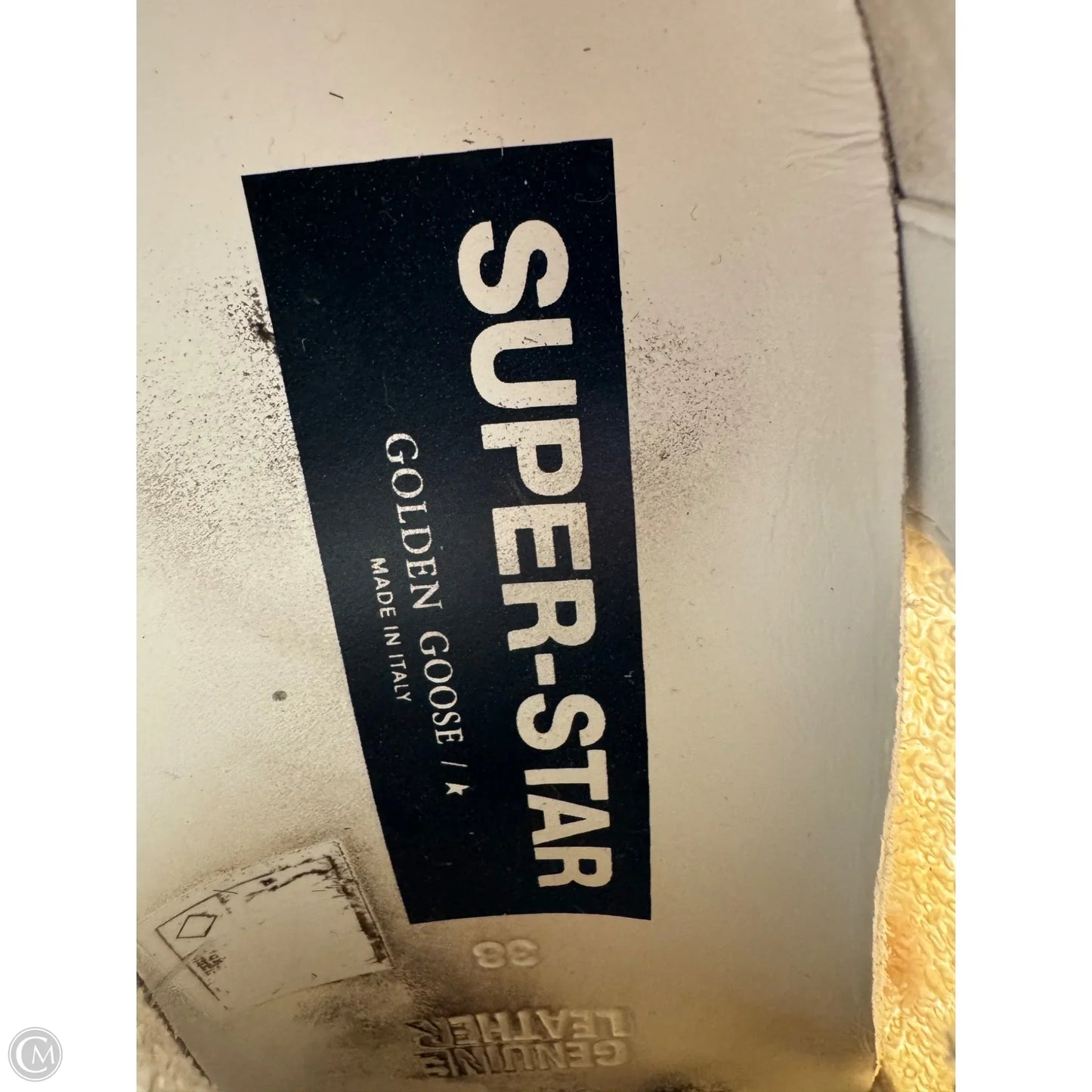 Shoes Luxury Designer By Golden Goose In Silver, Size: 7.5