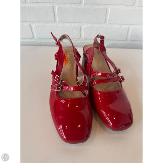 Shoes Heels Block By Cmc In Red, Size: 8