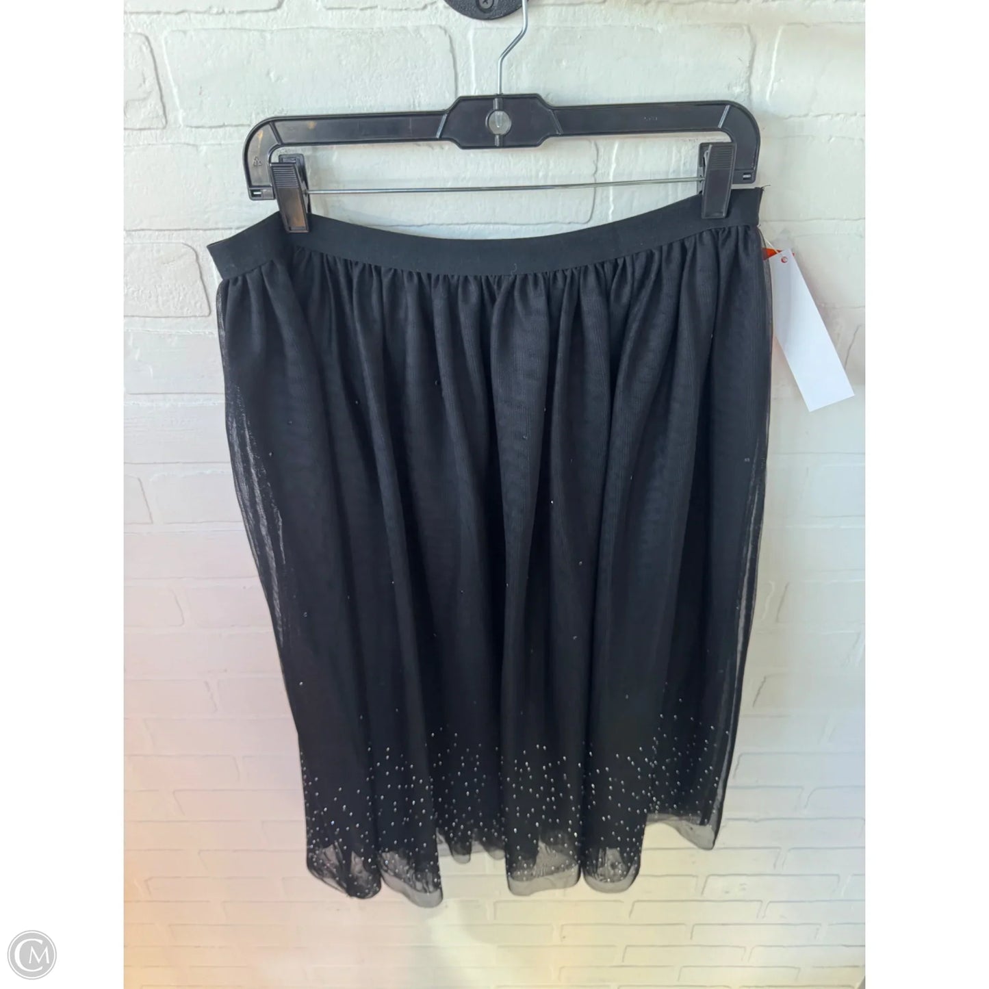 Skirt Midi By A New Day In Black, Size: 12