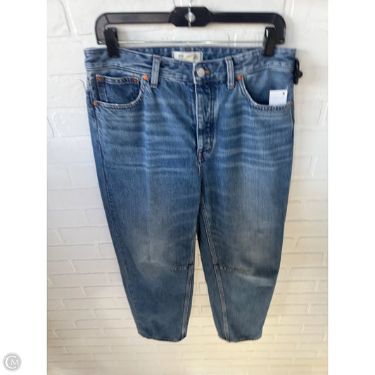 Jeans Straight By Madewell In Blue Denim, Size: 4