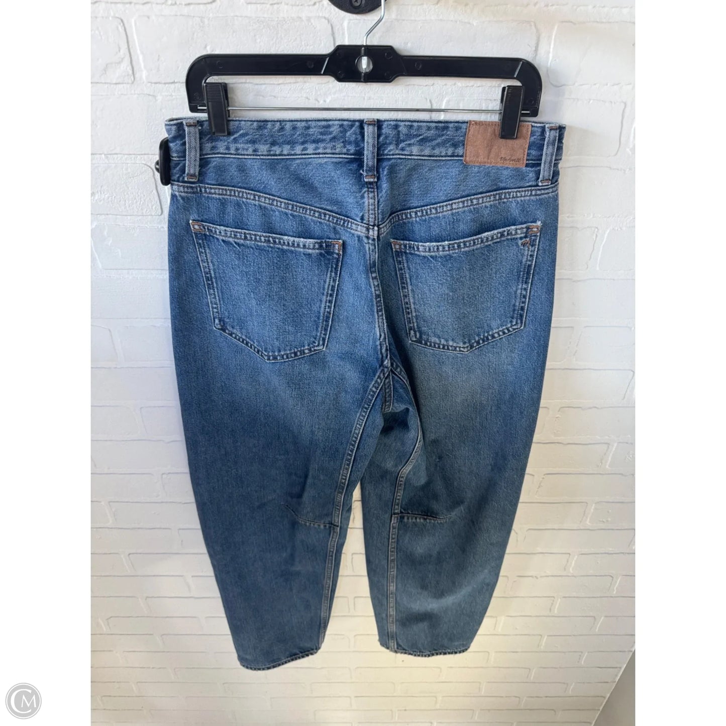 Jeans Straight By Madewell In Blue Denim, Size: 4