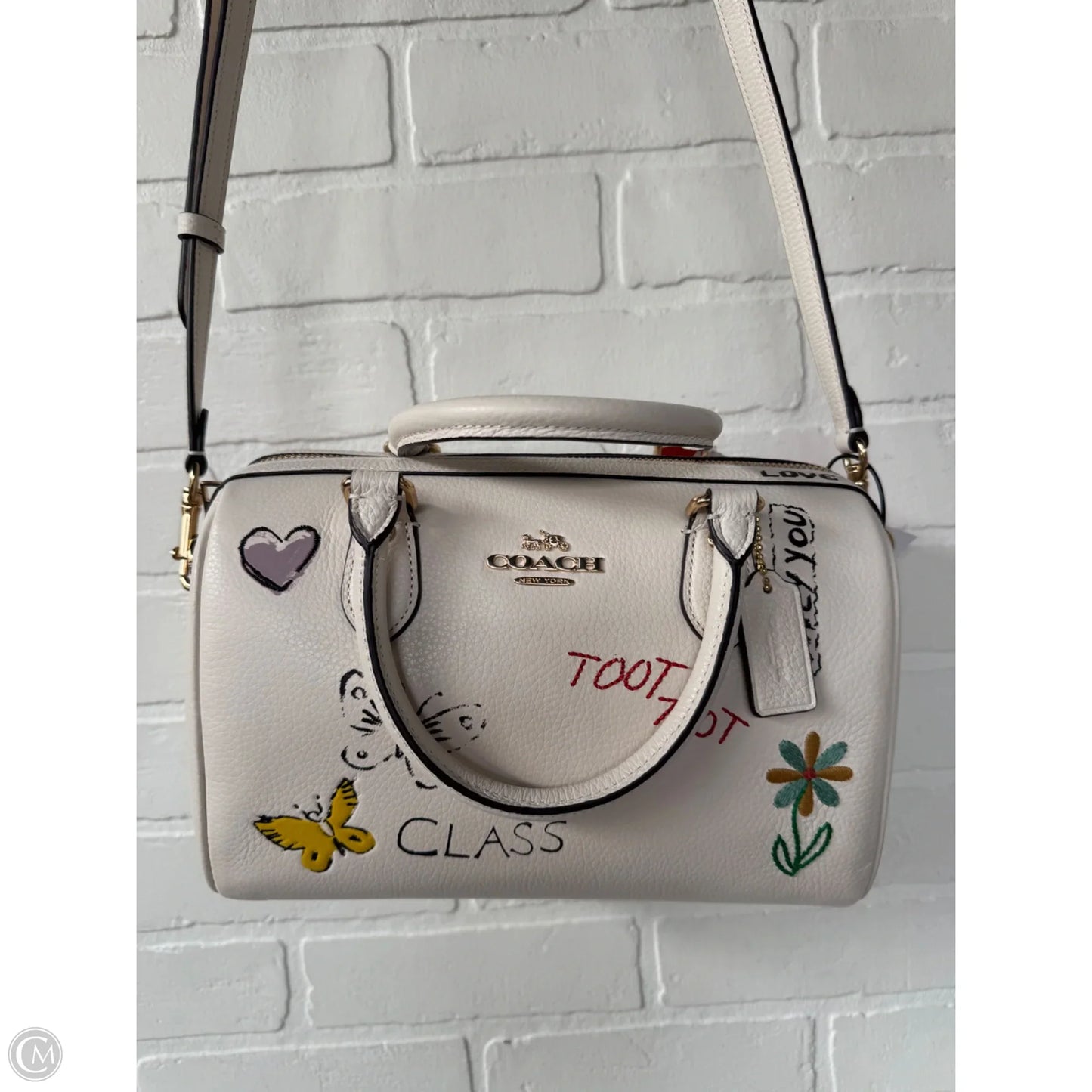 Handbag Designer By Coach, Size: Medium