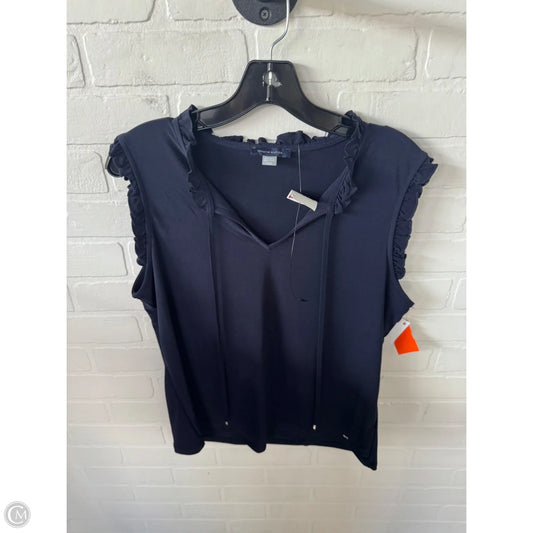 Top Sleeveless By Tommy Hilfiger In Blue, Size: L