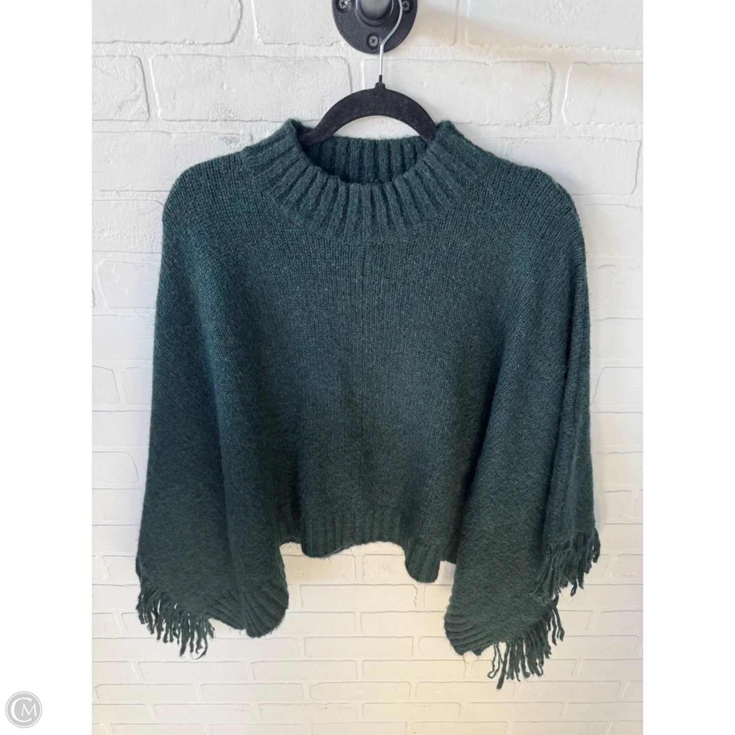 Poncho By Zara In Green, Size: M