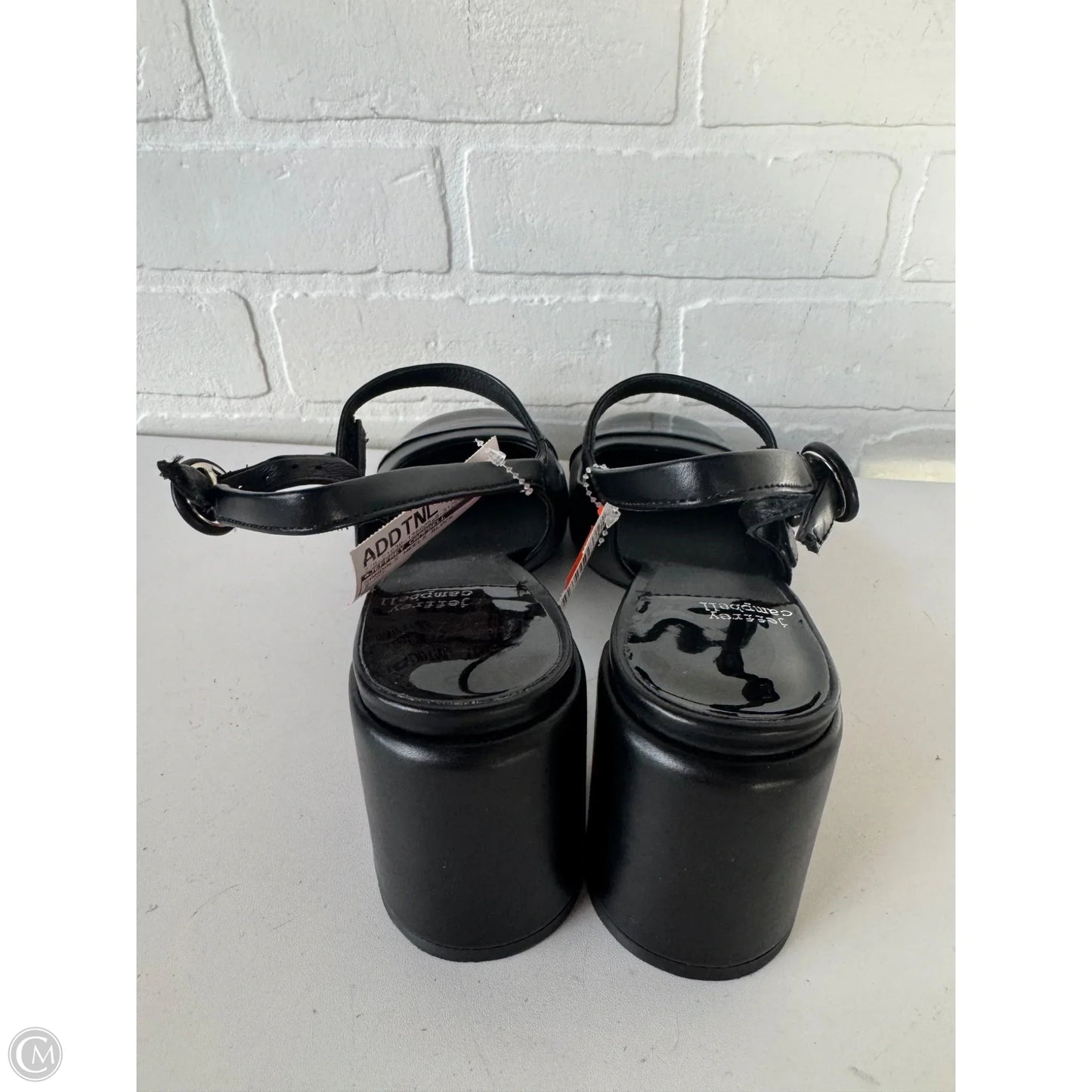 Sandals Heels Block By Jeffrey Campbell In Black, Size: 8