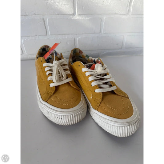 Shoes Sneakers By Vans In Yellow, Size: 7.5