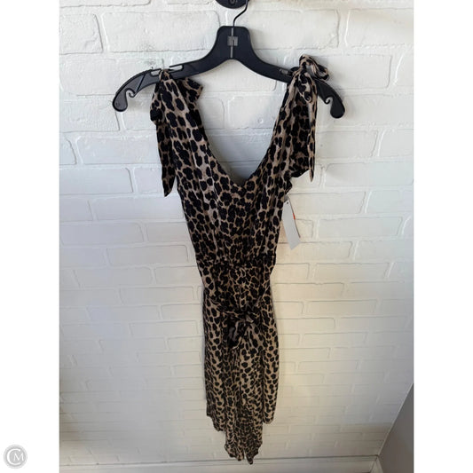 Jumpsuit By Clothes Mentor In Black & Tan, Size: M