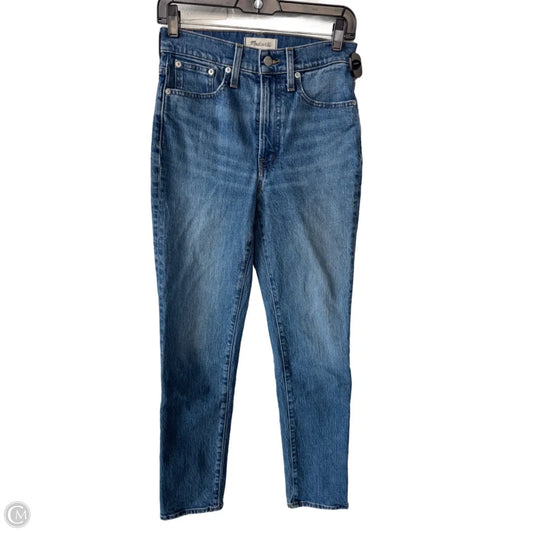 Jeans Straight By Madewell In Blue Denim, Size: 2