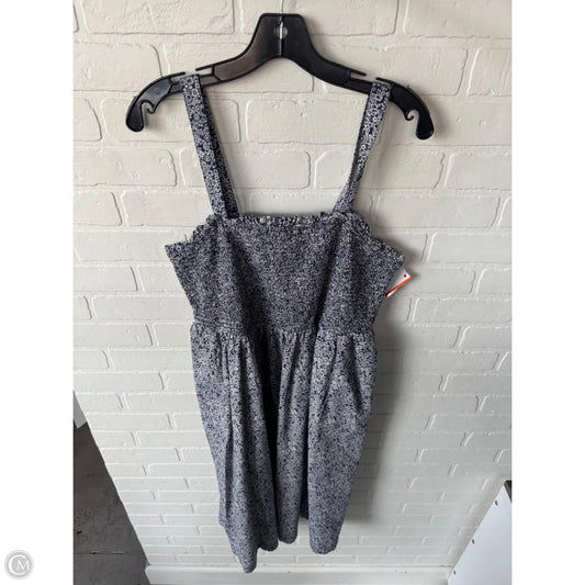Dress Casual Midi By Universal Thread In Blue & White, Size: Xl