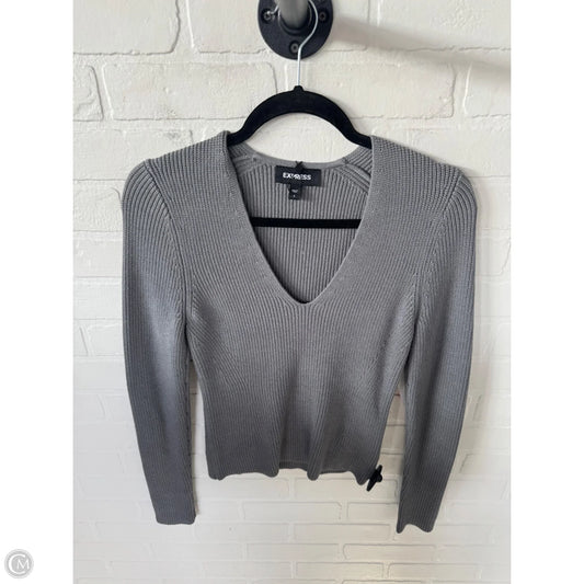 Sweater By Express In Grey, Size: S