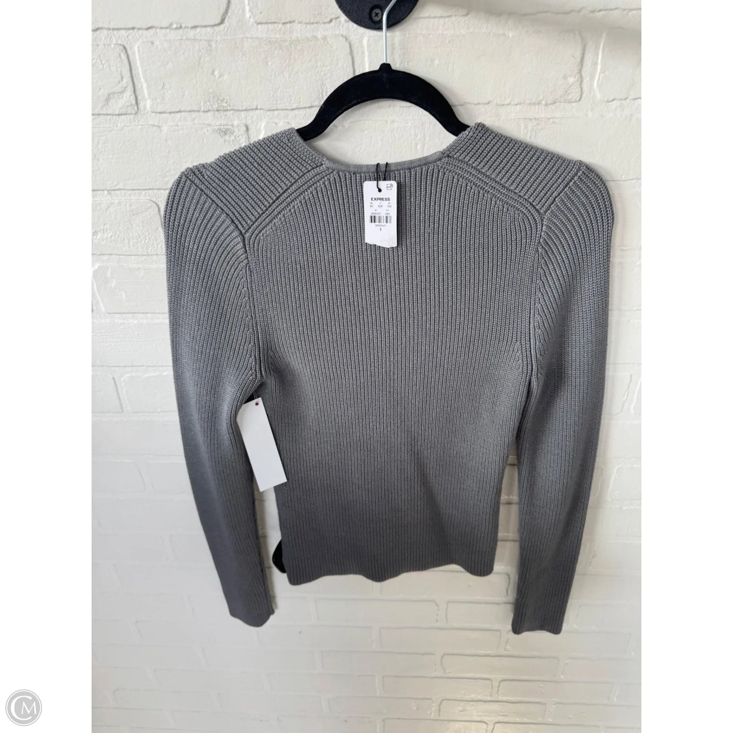 Sweater By Express In Grey, Size: S