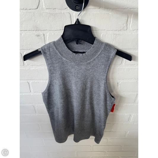 Vest Sweater By Express In Grey, Size: M
