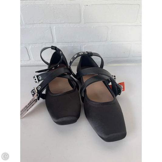 Shoes Flats By Forever 21 In Black & Silver, Size: 8