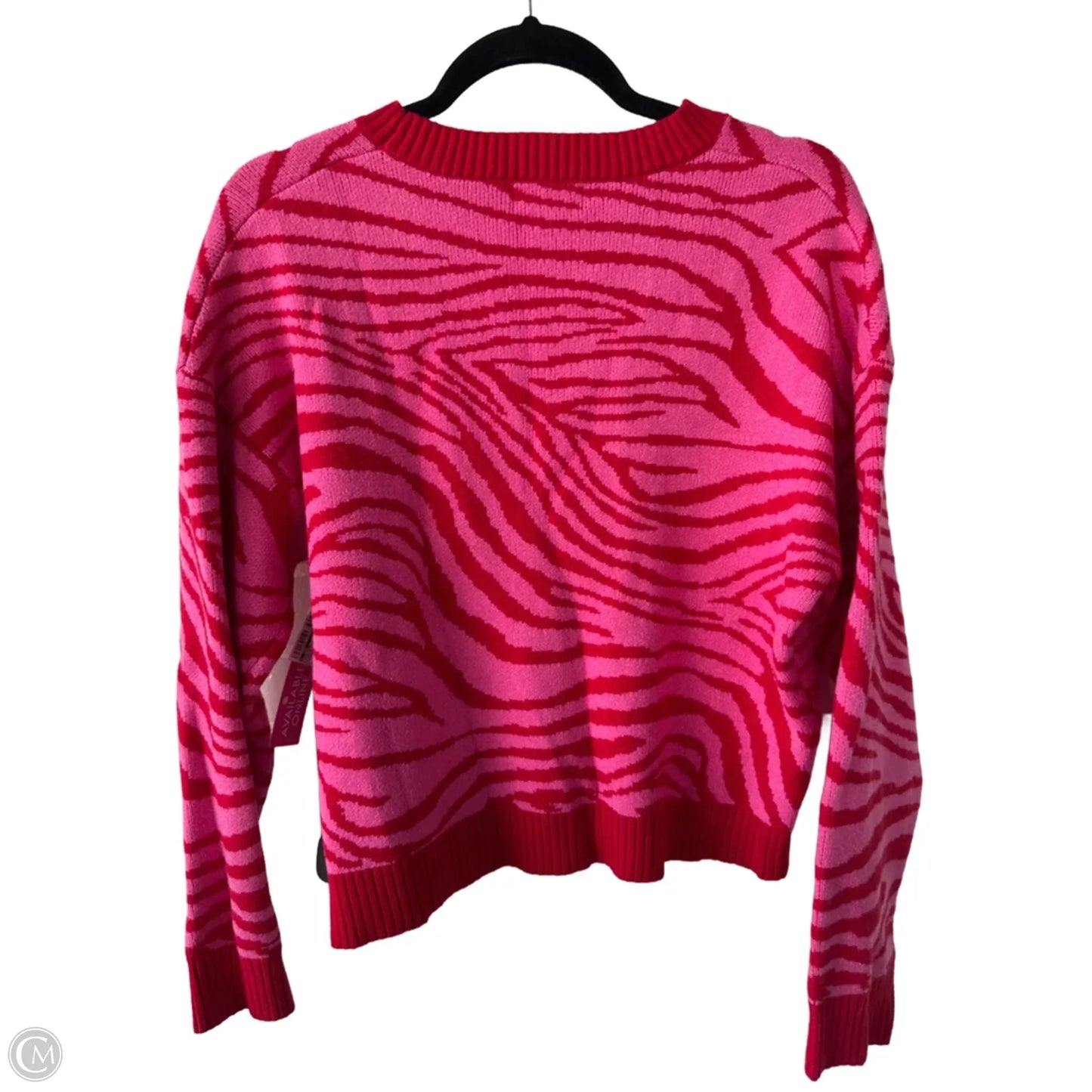 Sweater By Cmc In Pink & Red, Size: S