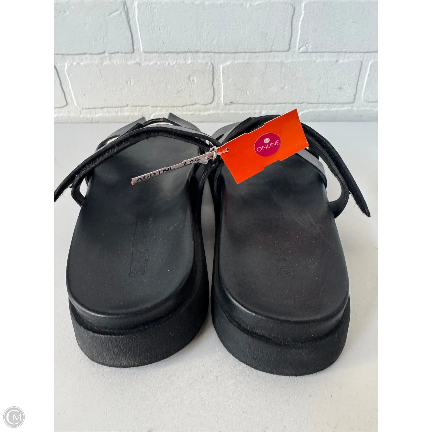 Sandals Flats By Steve Madden In Black, Size: 8.5