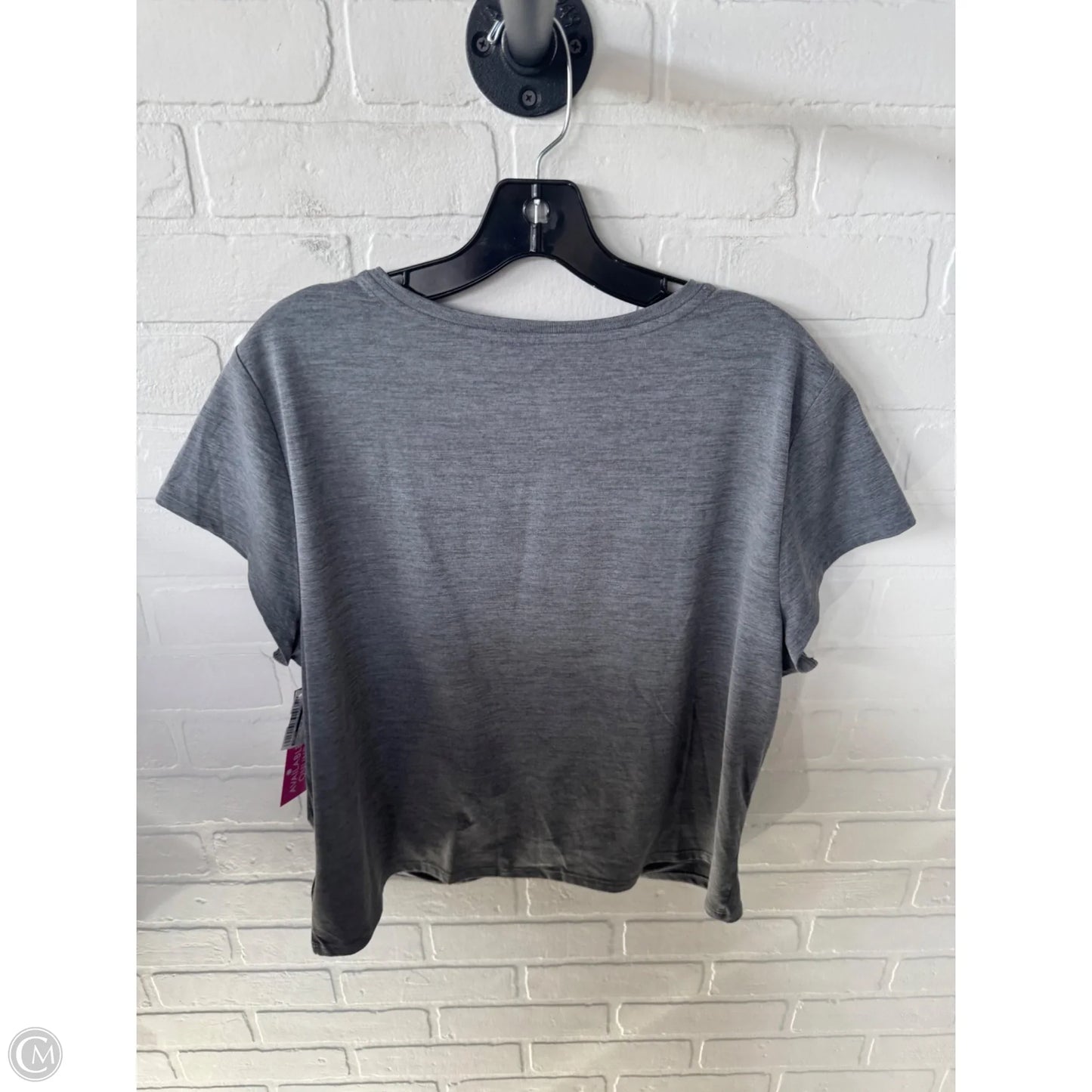 Athletic Top Short Sleeve By Gapfit In Grey, Size: Xl