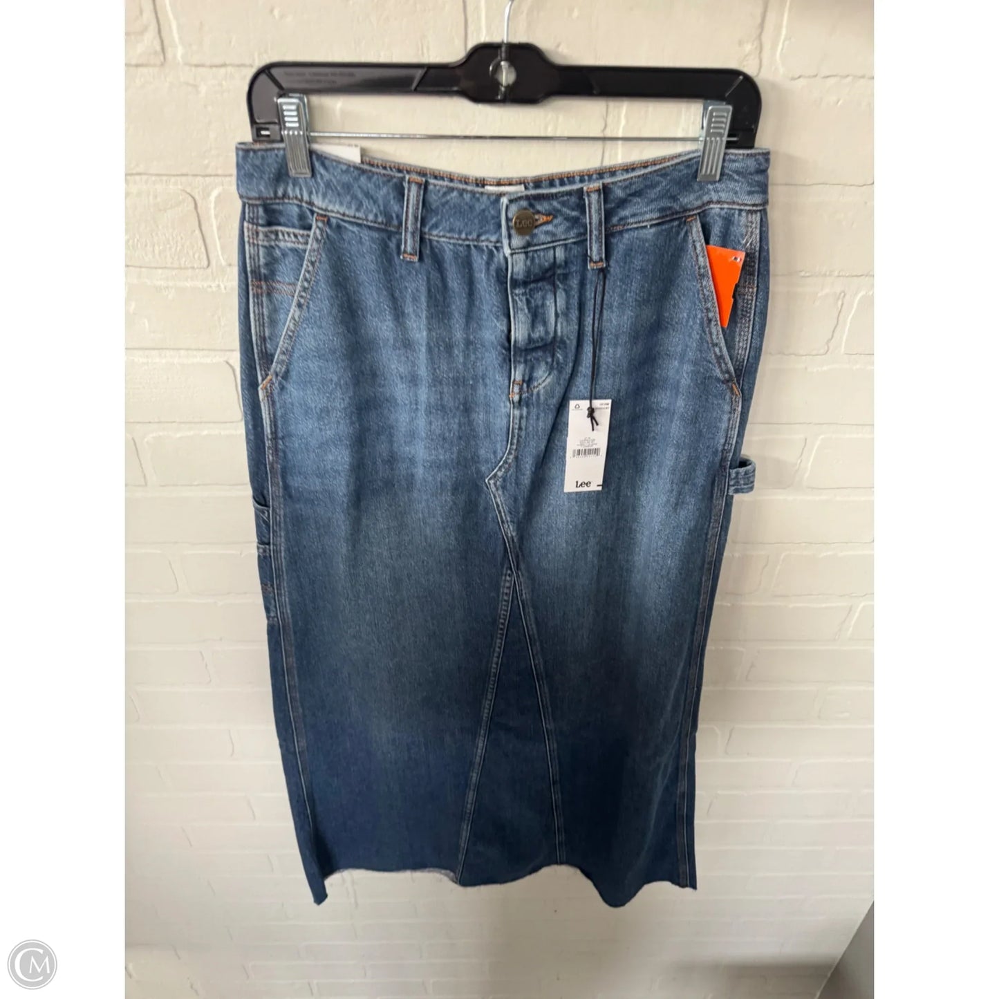 Skirt Maxi By Lee In Blue Denim, Size: 4