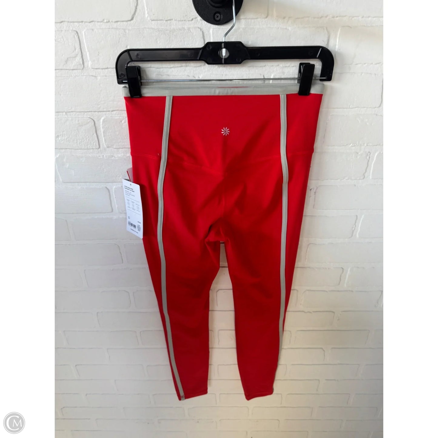 Athletic Leggings By Athleta In Orange, Size: 4