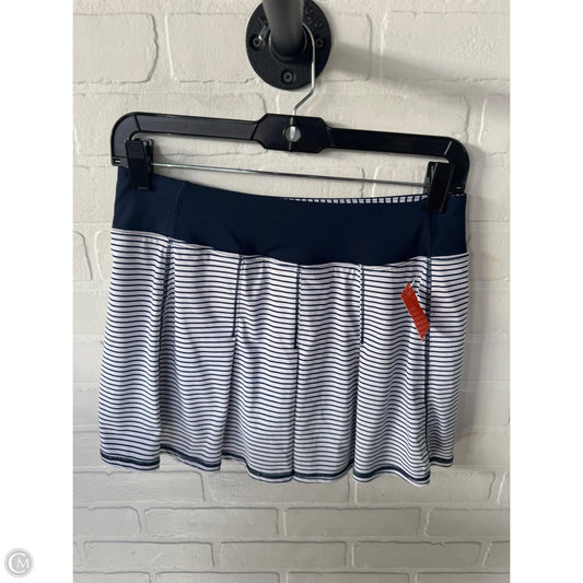 Athletic Skort By Kyodan In Blue & White, Size: 4