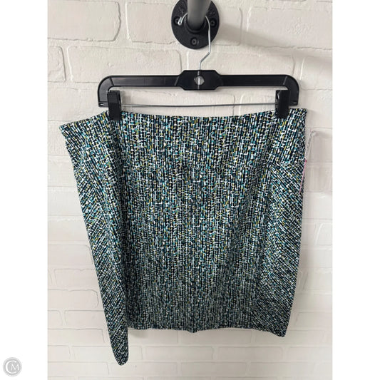 Skirt Mini & Short By J. Jill In Blue & Green, Size: 12