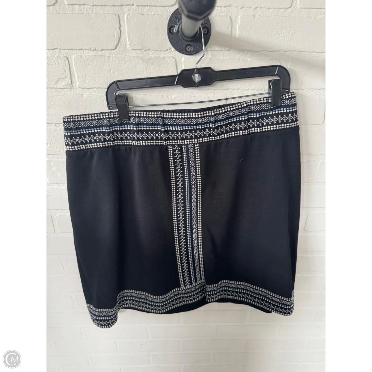 Skirt Mini & Short By J. Jill In Black & White, Size: 12