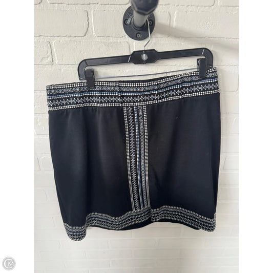 Skirt Mini & Short By J. Jill In Black & White, Size: 12
