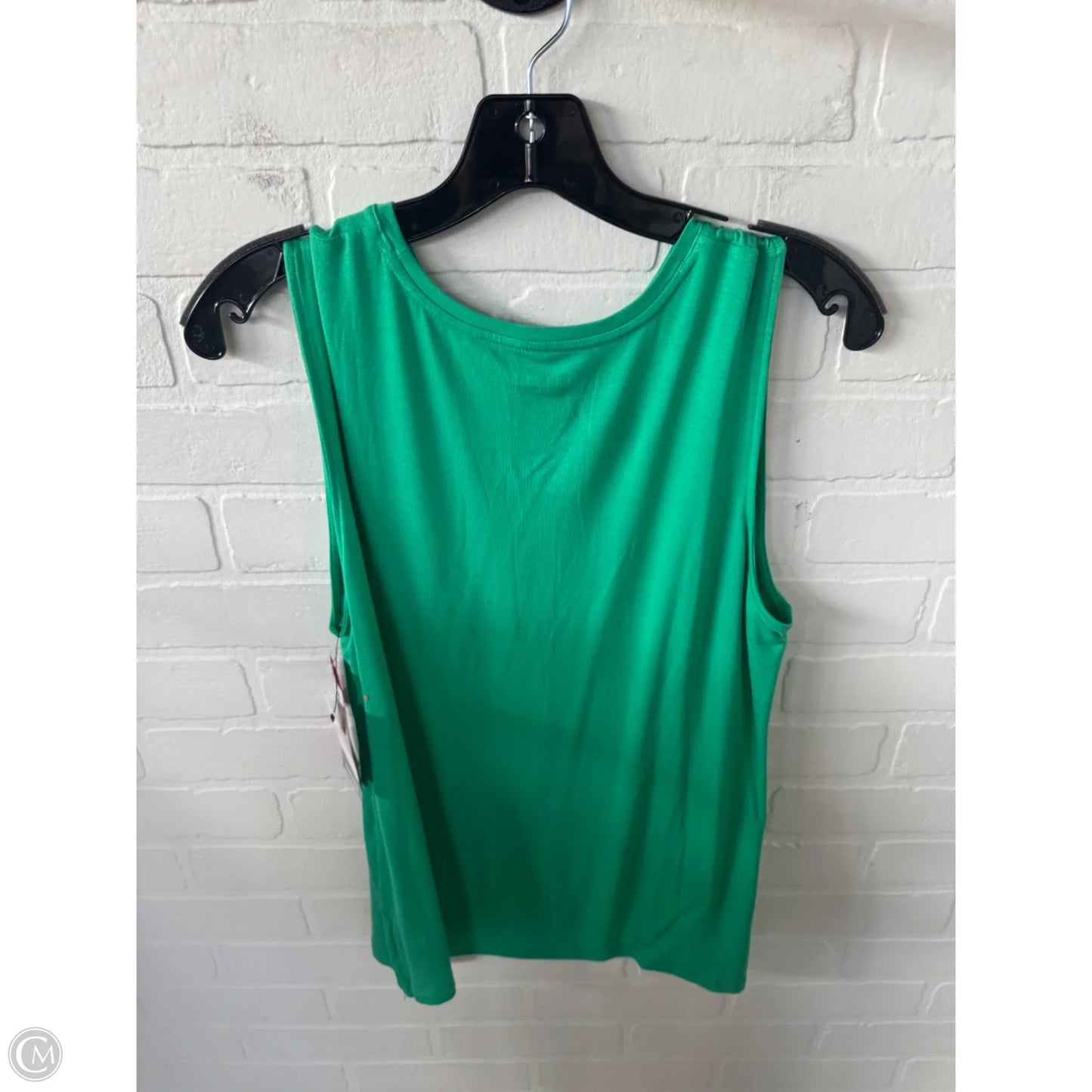 Top Sleeveless Basic By Nine West Apparel In Green, Size: L
