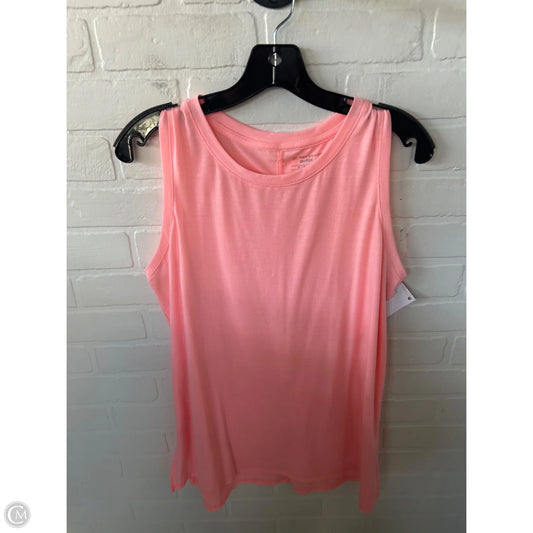 Athletic Tank Top By Tek Gear In Pink, Size: M