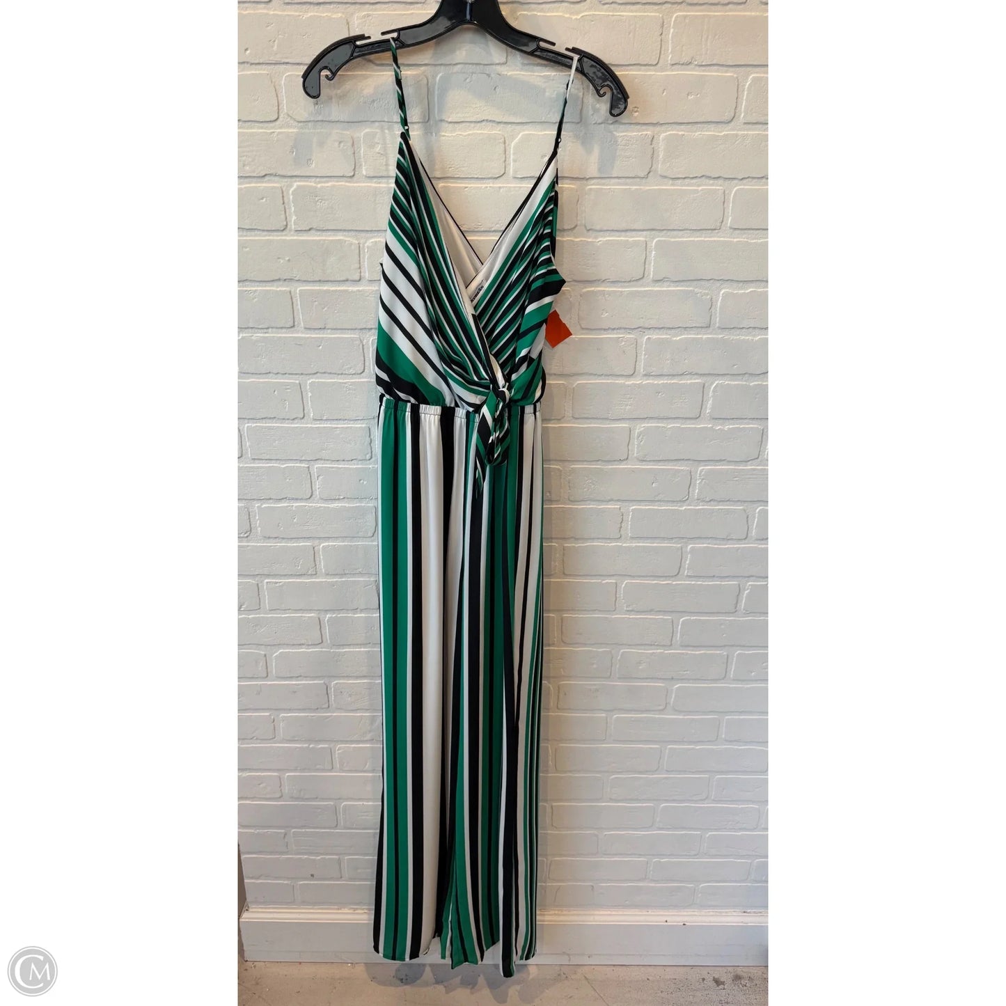 Jumpsuit By Express In Black & Green, Size: M