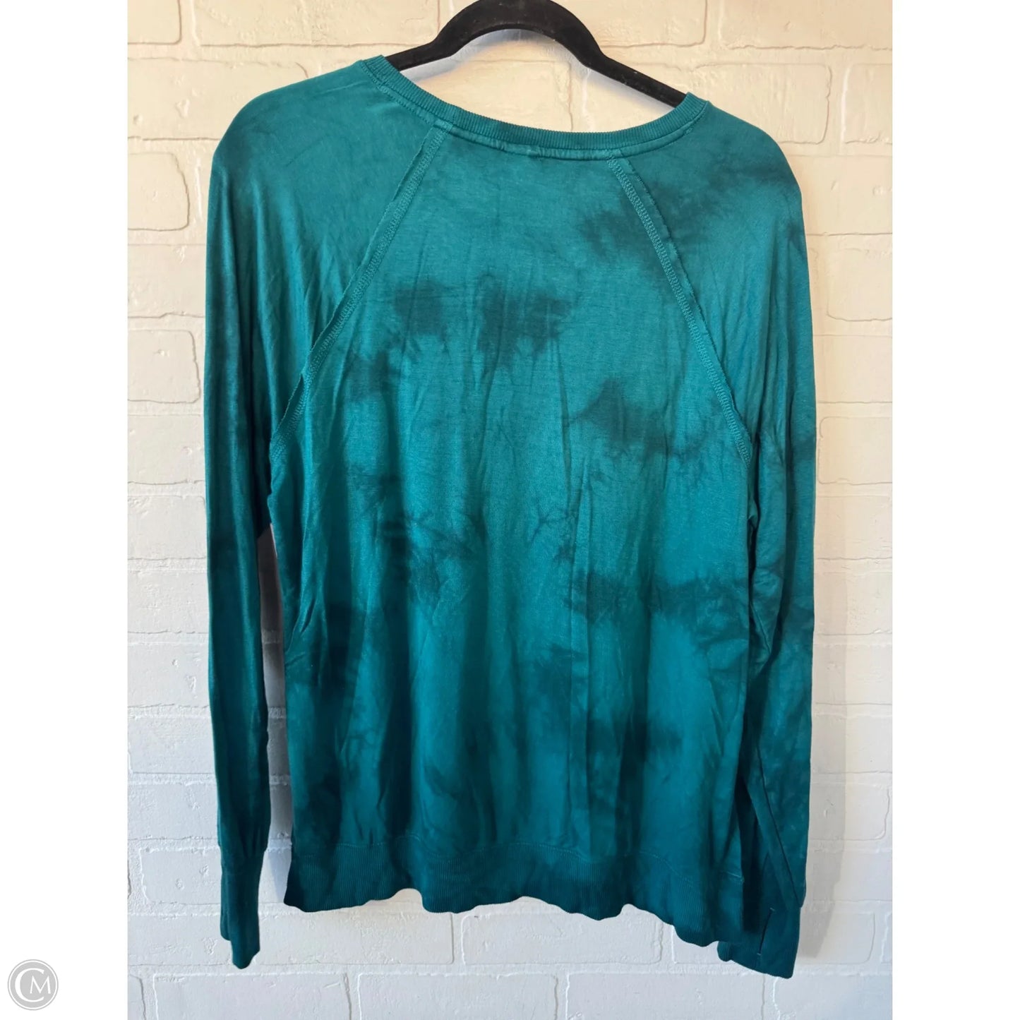 Athletic Top Long Sleeve Crewneck By Joy Lab In Teal, Size: S