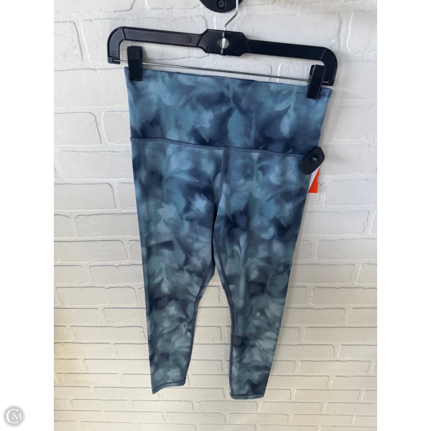 Athletic Leggings By Athleta In Blue, Size: 4