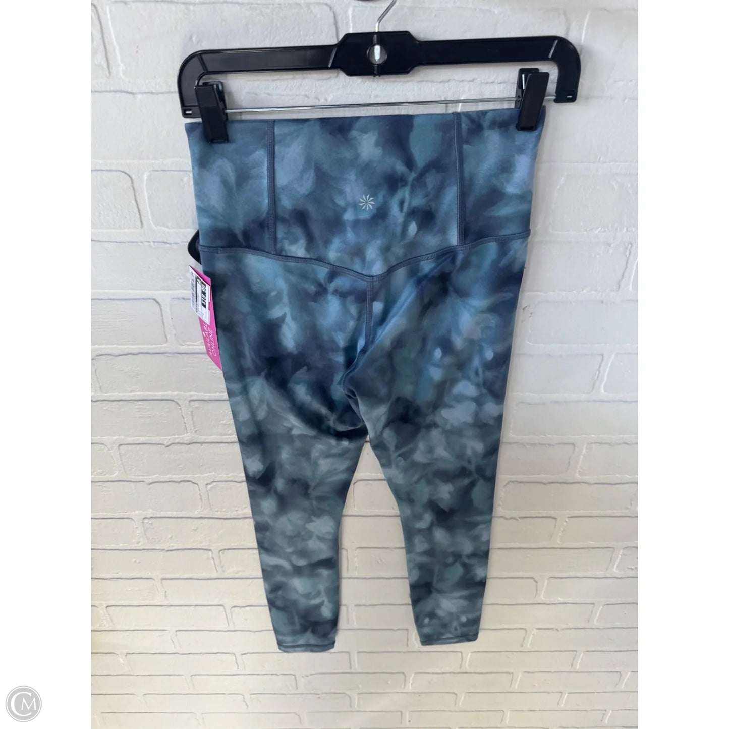 Athletic Leggings By Athleta In Blue, Size: 4