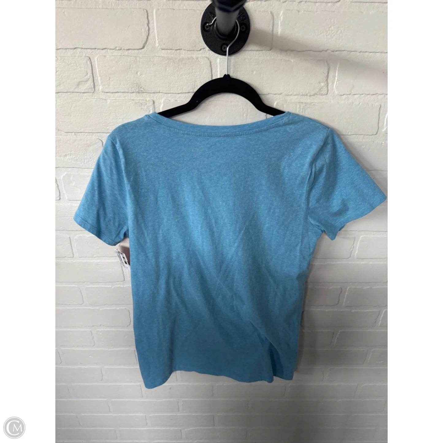 Top Short Sleeve Basic By St Johns Bay In Blue, Size: M