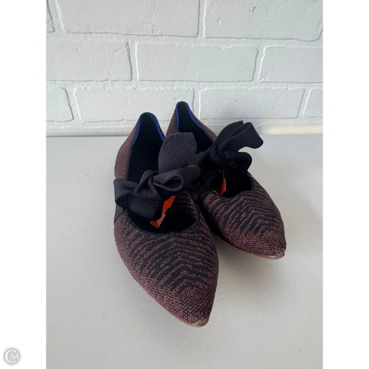 Shoes Flats By Rothys In Black & Brown, Size: 8.5