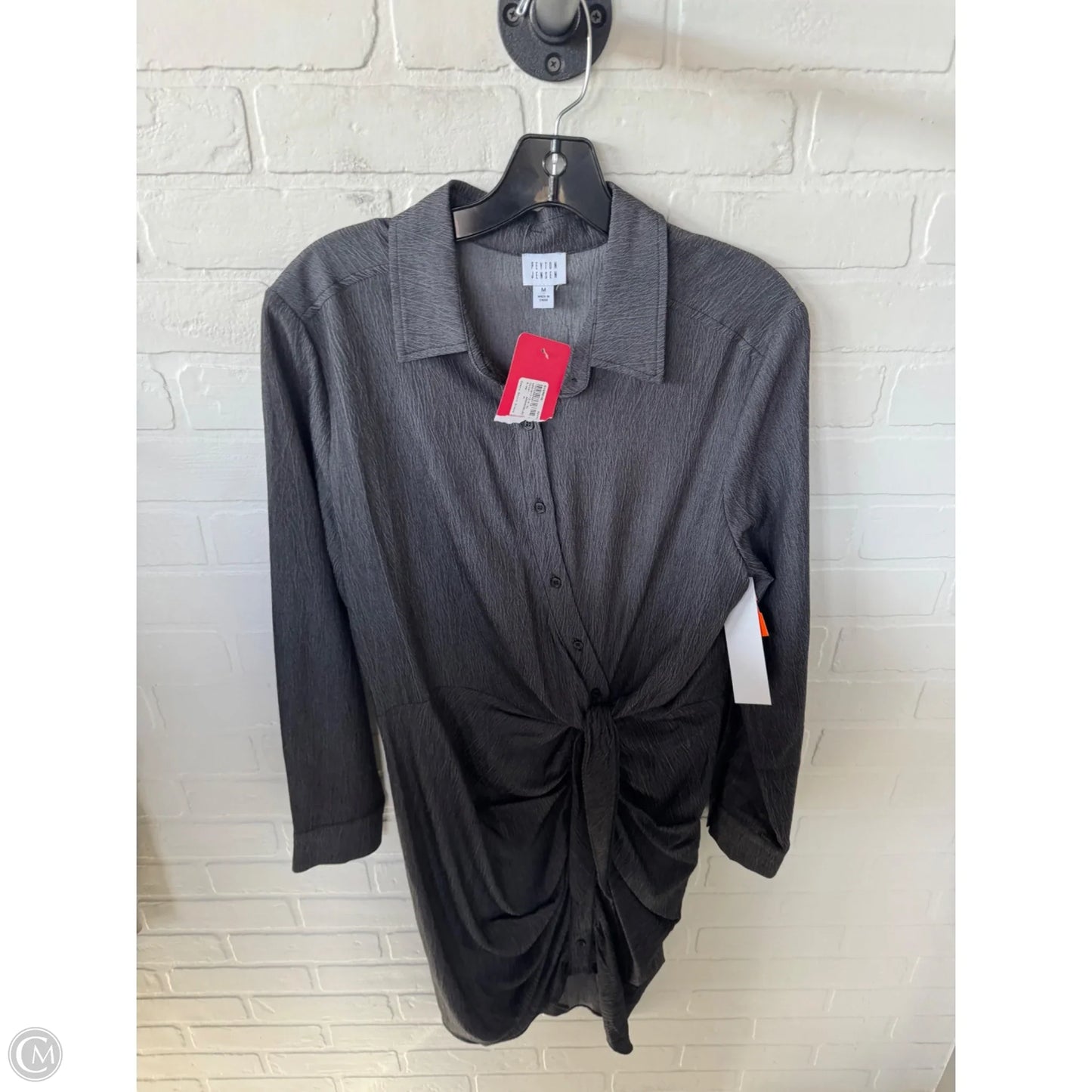 Dress Casual Midi By Peyton Jensen In Grey, Size: M